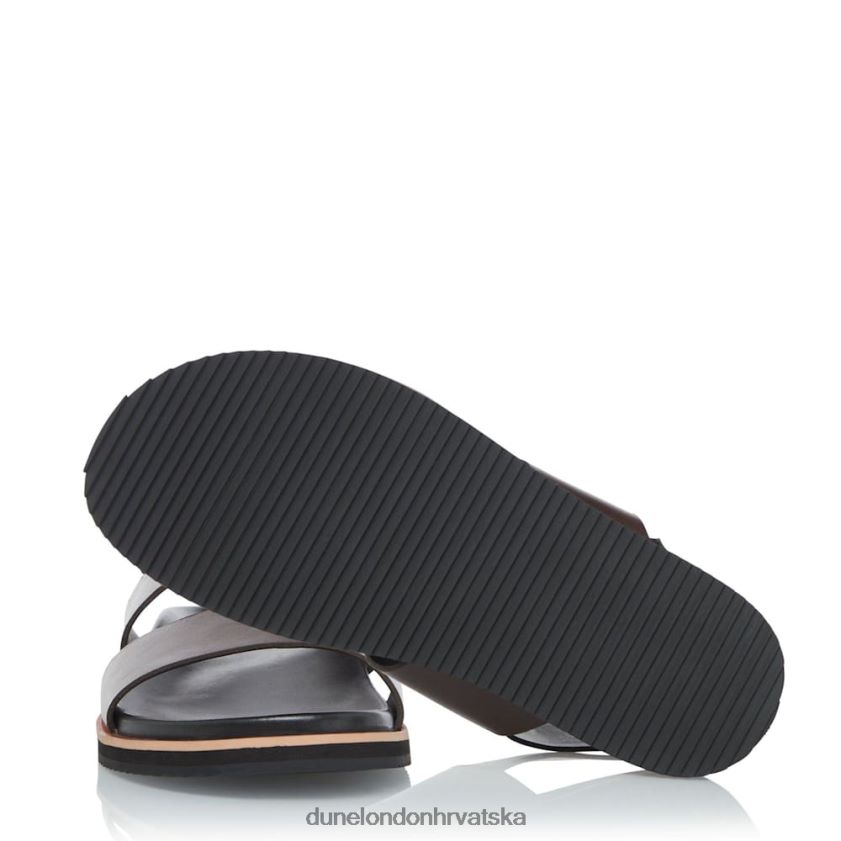 muškarci utilitarne sandale s remenom Dune London H2BDNP813 idda smeđa