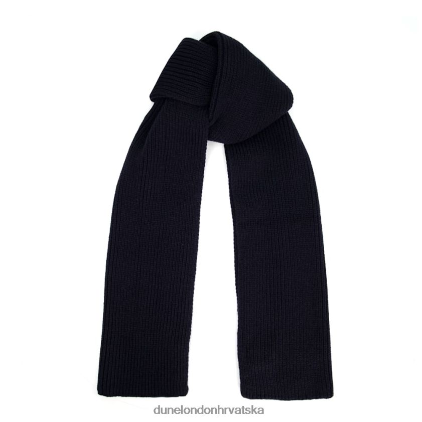 muškarci teksturirani dugi šal Dune London H2BDNP729 najlan mornarica