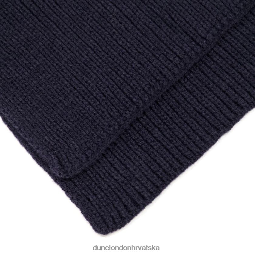 muškarci teksturirani dugi šal Dune London H2BDNP729 najlan mornarica