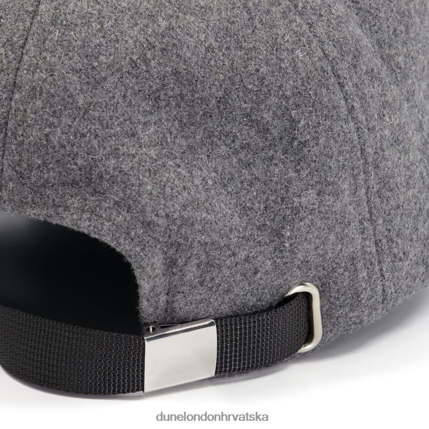 muškarci bejzbolska kapa s detaljima uboda Dune London H2BDNP727 olindo siva