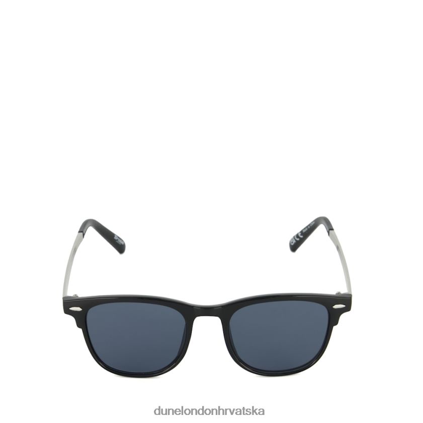muškarci tanke sunčane naočale Dune London H2BDNP713 zamračen crno