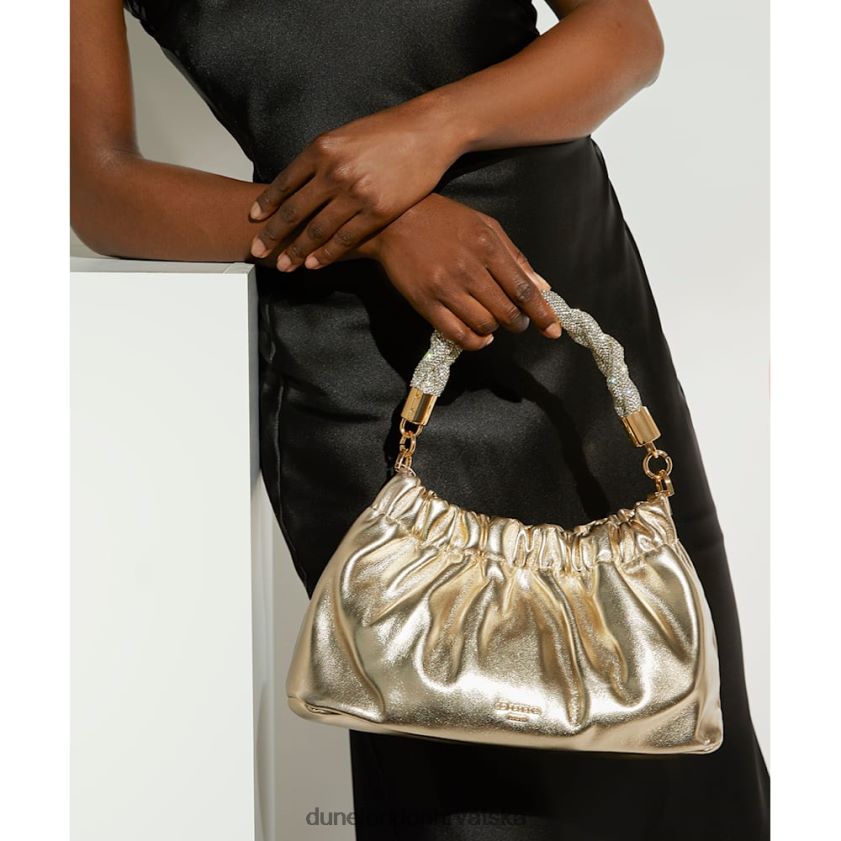 žene clutch torba s dijamantinim detaljima Dune London H2BDNP90 bogatstvo ružičasto zlatno