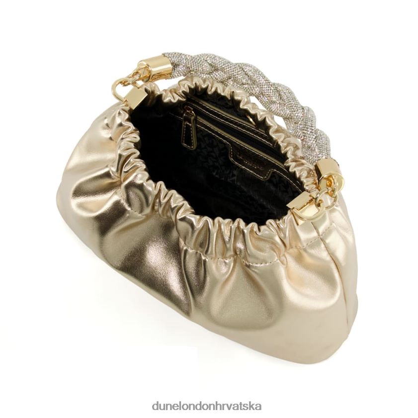 žene clutch torba s dijamantinim detaljima Dune London H2BDNP90 bogatstvo ružičasto zlatno