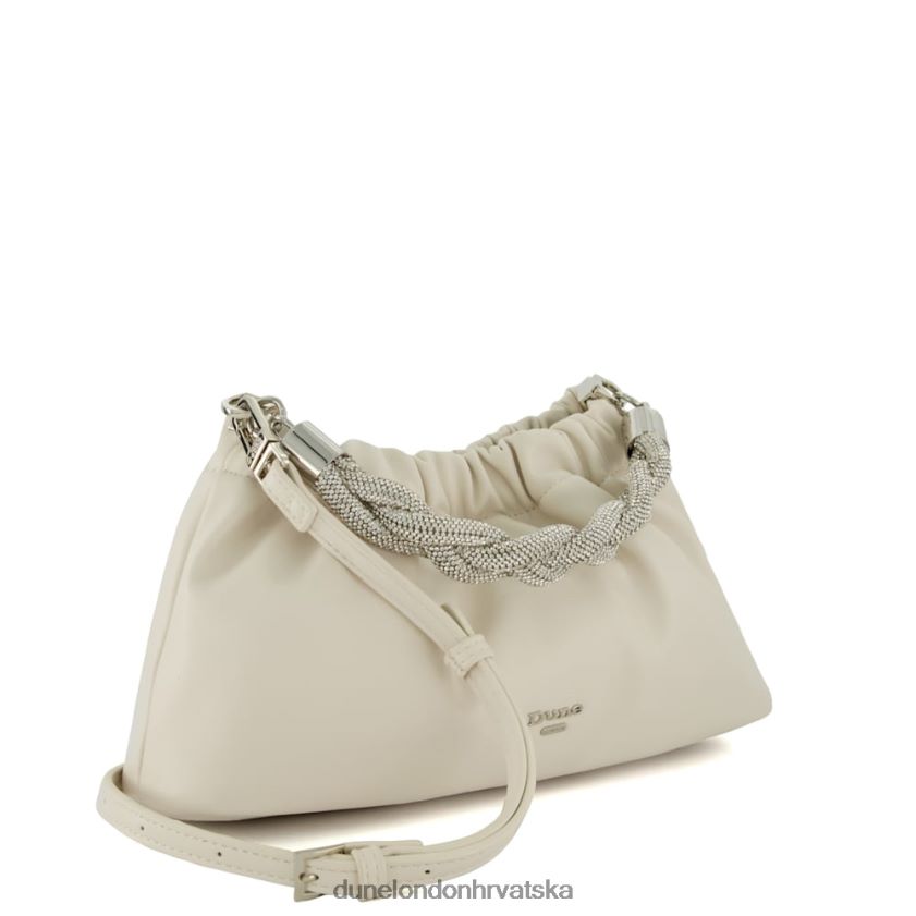žene diamante-detail-clutch torbica Dune London H2BDNP88 bogatstvo ekru