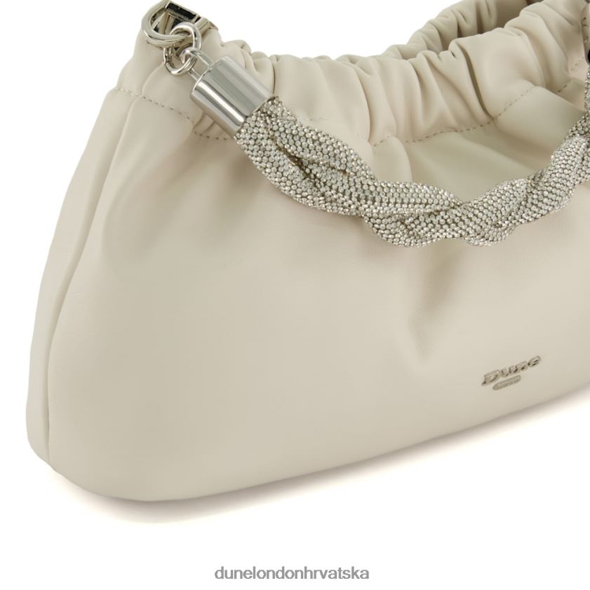 žene diamante-detail-clutch torbica Dune London H2BDNP88 bogatstvo ekru