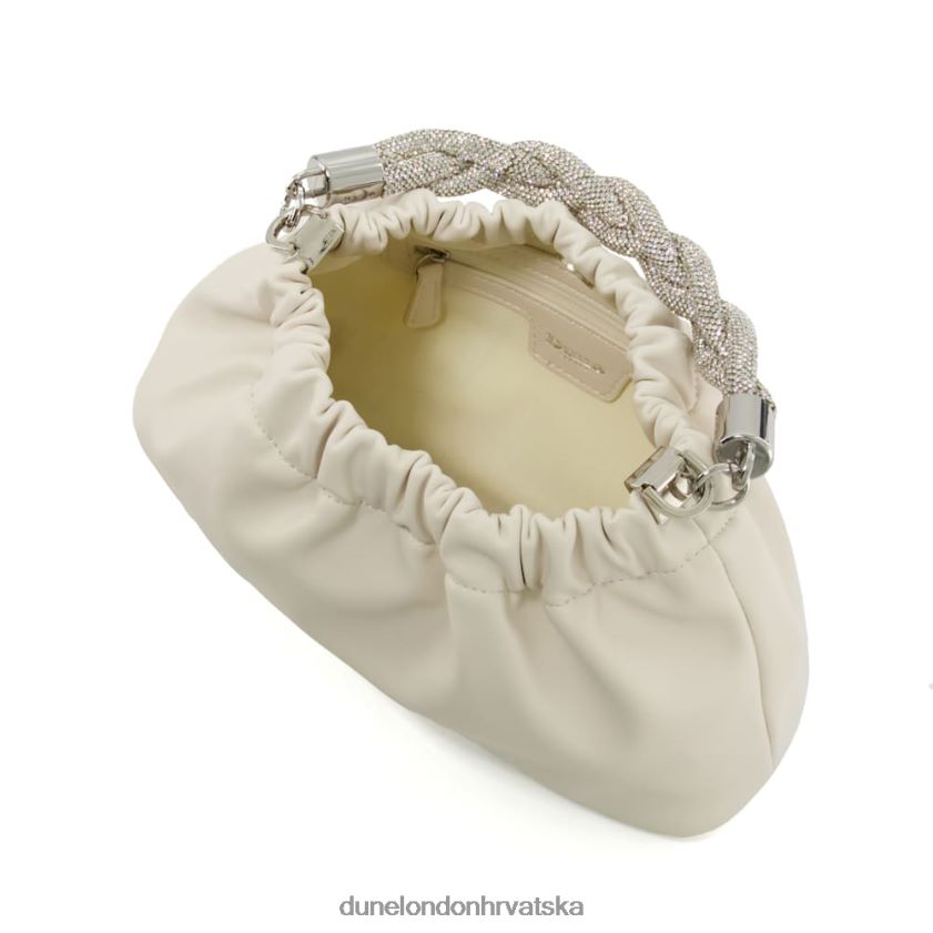 žene diamante-detail-clutch torbica Dune London H2BDNP88 bogatstvo ekru