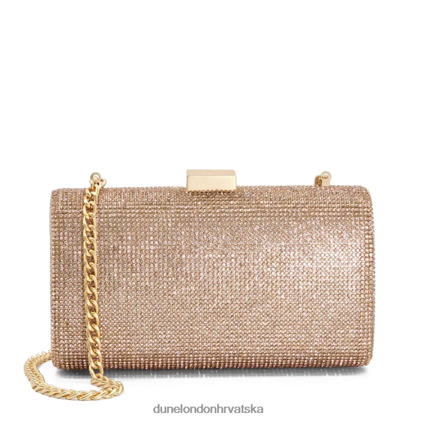 žene dijamantna clutch torbica Dune London H2BDNP310 bryannies ružičasto zlatno