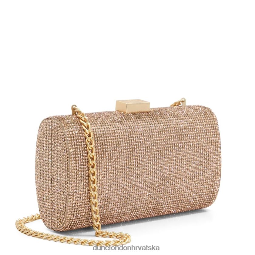 žene dijamantna clutch torbica Dune London H2BDNP310 bryannies ružičasto zlatno