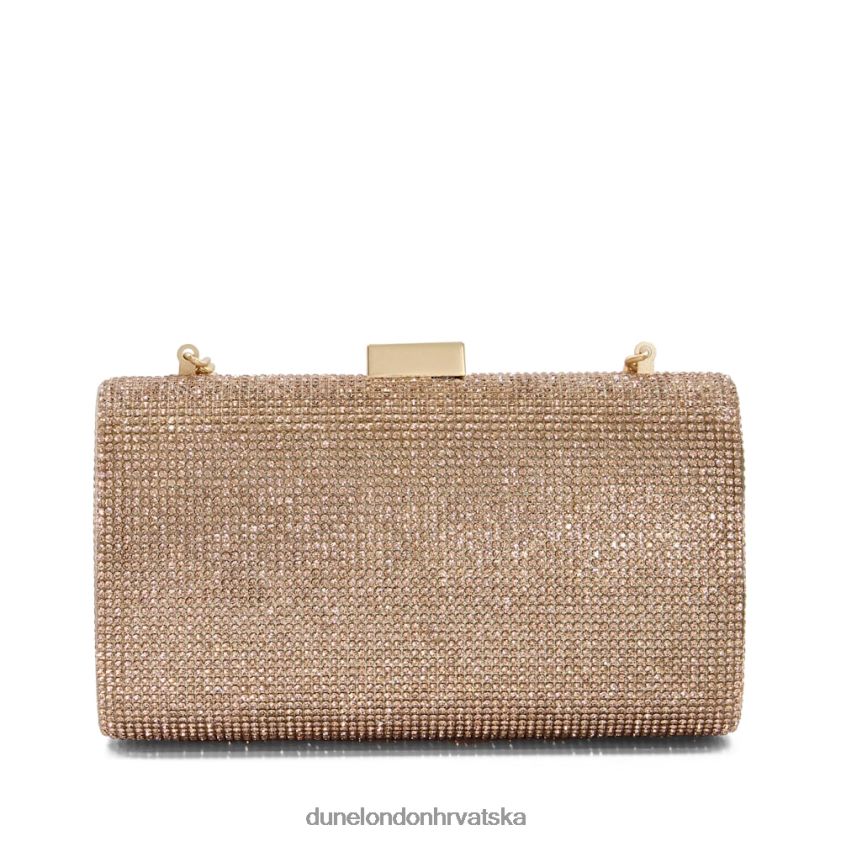 žene dijamantna clutch torbica Dune London H2BDNP310 bryannies ružičasto zlatno