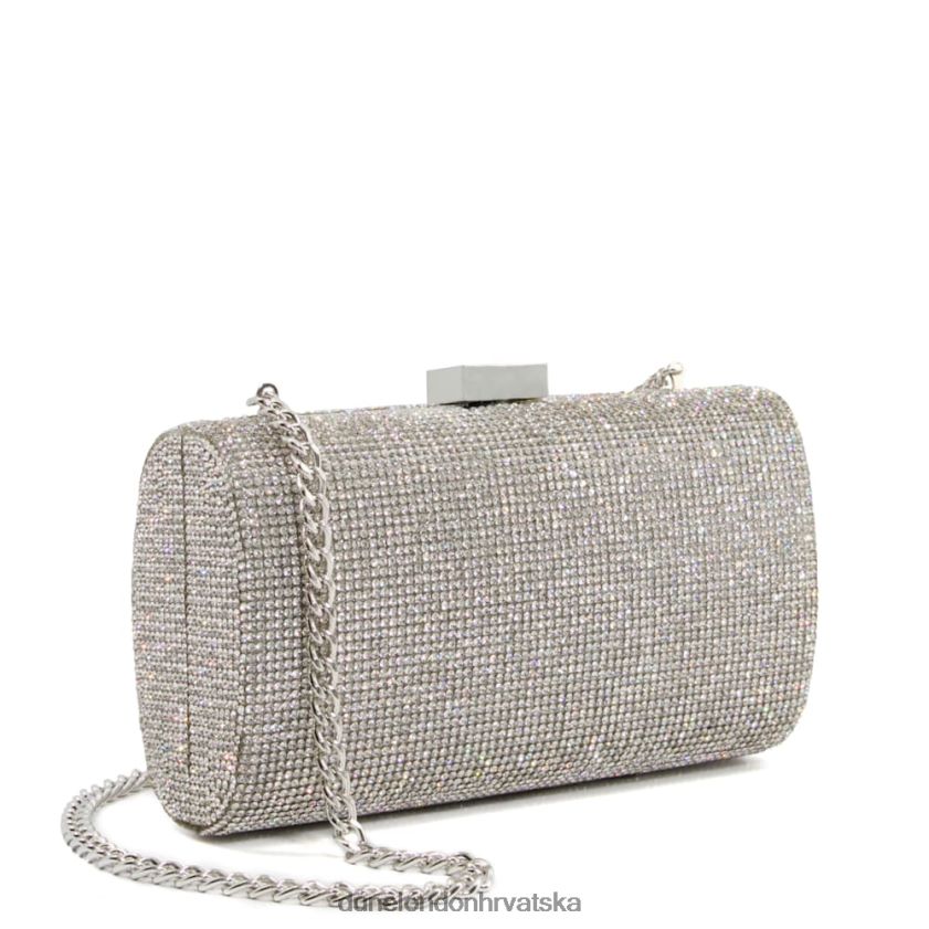 žene dijamantna clutch torbica Dune London H2BDNP353 bryannies srebro