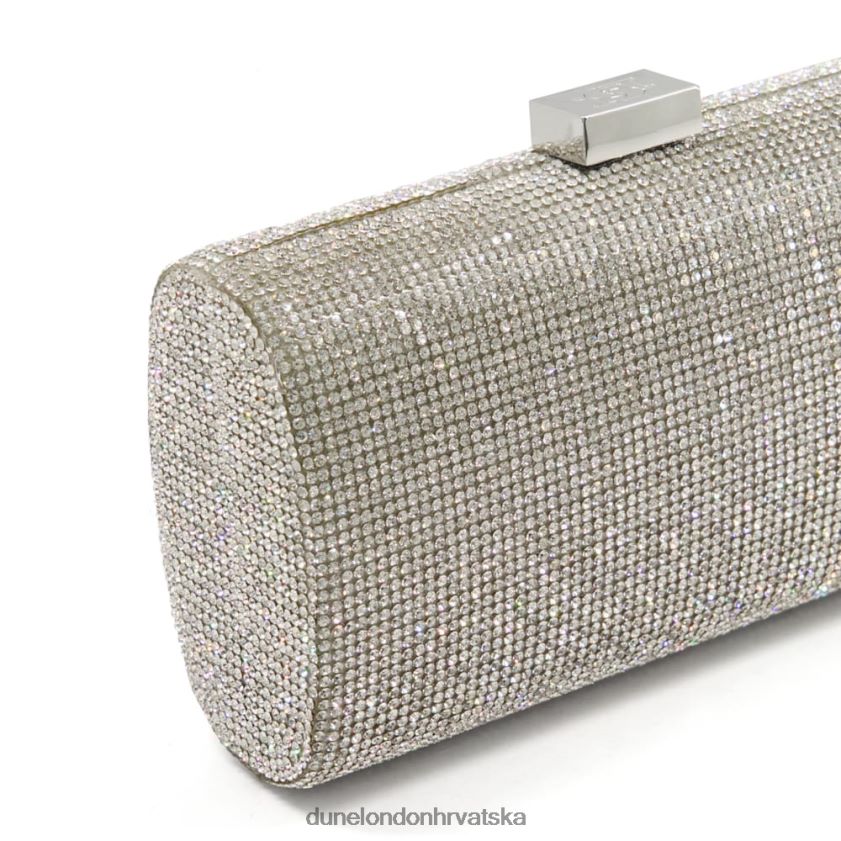 žene dijamantna clutch torbica Dune London H2BDNP353 bryannies srebro