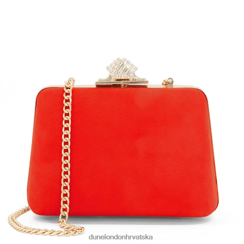 žene dijamantna kopča hard-case spojka Dune London H2BDNP223 postati naranča