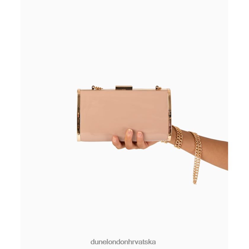 žene kutijasta clutch torbica Dune London H2BDNP388 blaike rumenilo