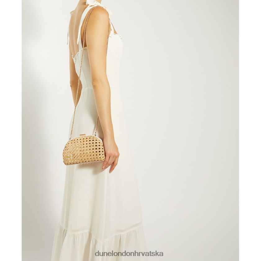 žene mala torbica od ratana Dune London H2BDNP34 ushićen prirodni