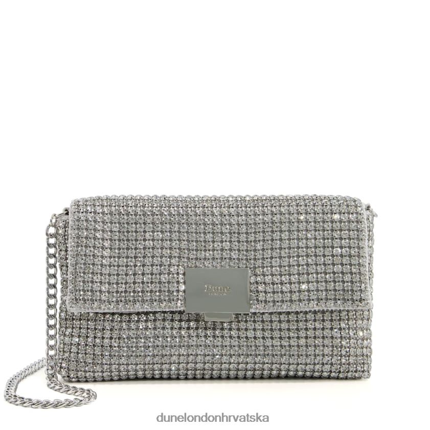žene ukrašena clutch torbica Dune London H2BDNP246 evanders srebro