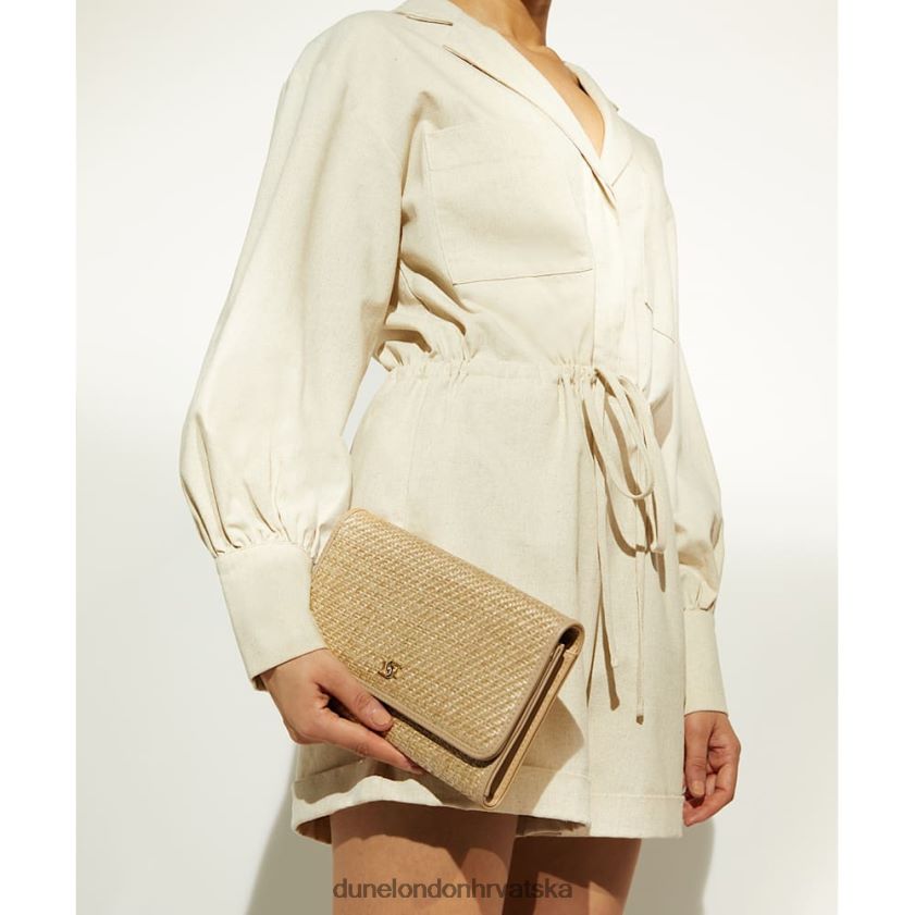 žene srednji putni novčanik od rafije Dune London H2BDNP241 uzdižući se prirodni