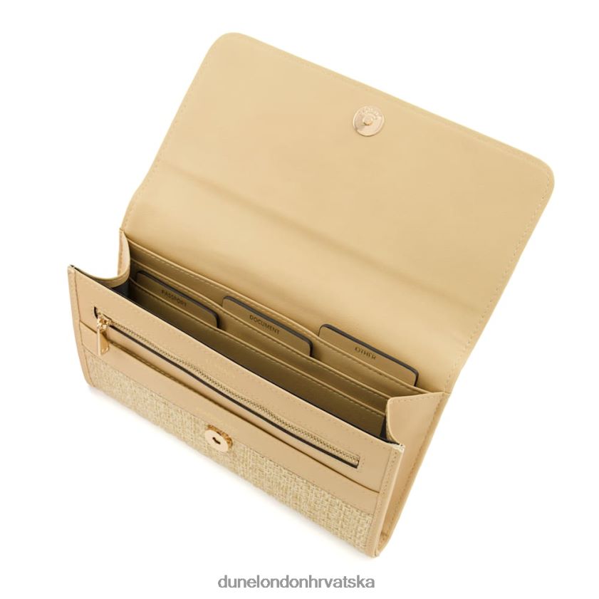 žene srednji putni novčanik od rafije Dune London H2BDNP241 uzdižući se prirodni