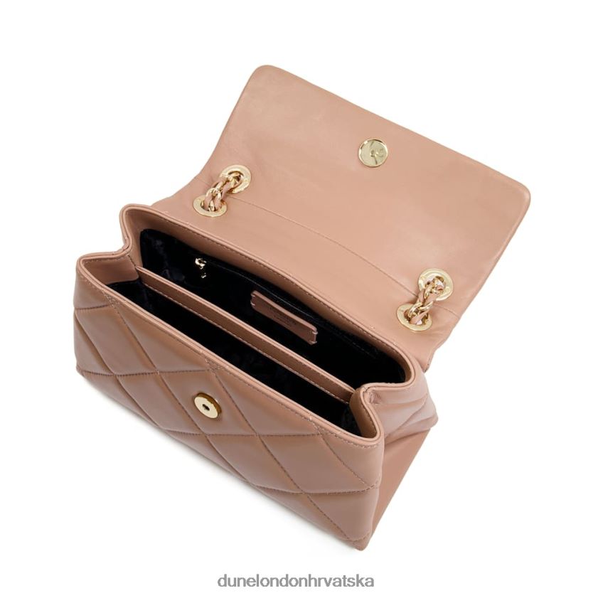 žene srednje prošivena torba s lančićem Dune London H2BDNP11 vojvotkinja karamela