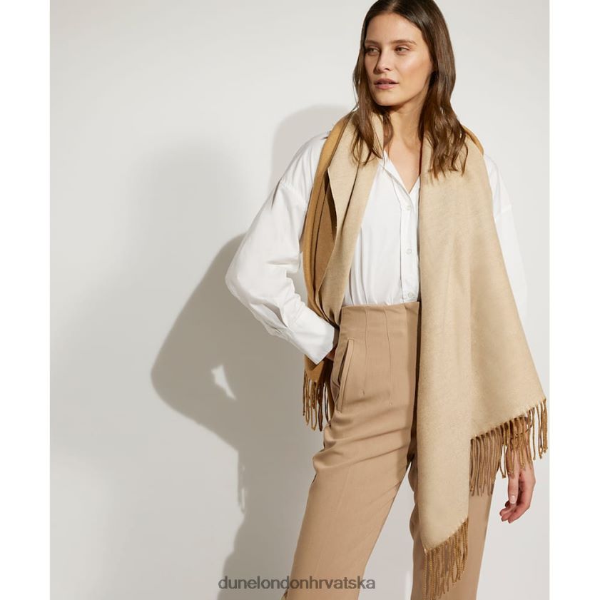 žene colour-block šal s resama Dune London H2BDNP303 Leslie deva