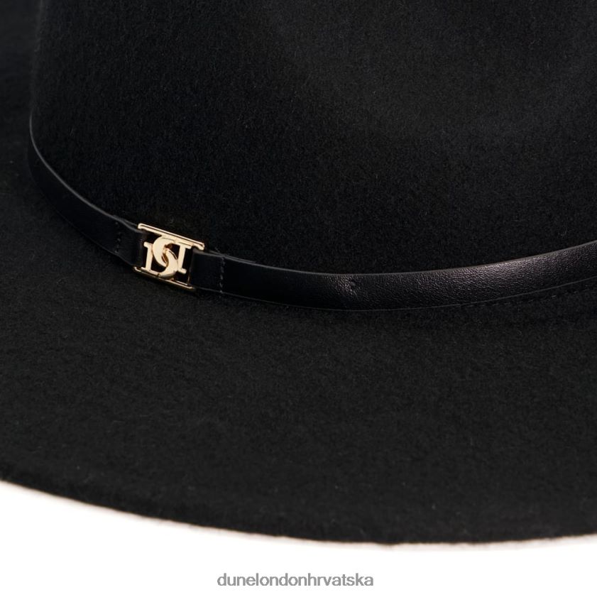 žene brendirana vunena fedora kapa Dune London H2BDNP293 frances crno
