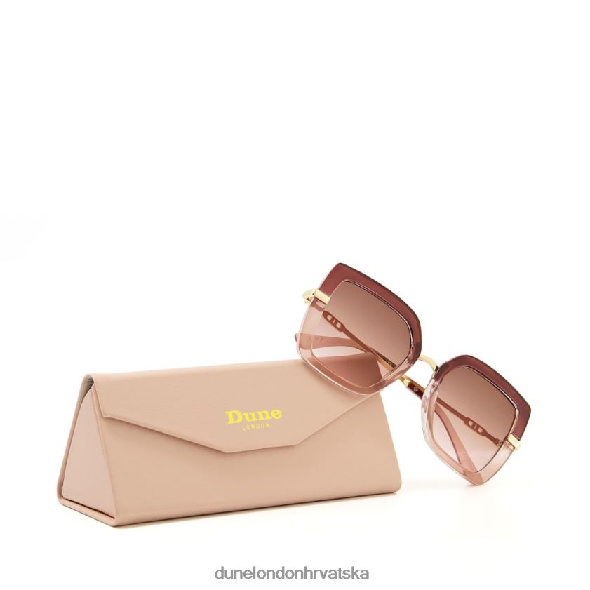 žene dvobojne predimenzionirane sunčane naočale Dune London H2BDNP175 ginjer mink