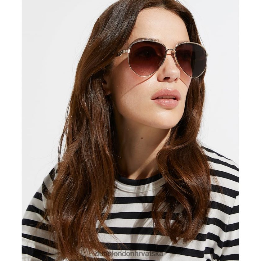 žene ovalne sunčane naočale s ukrasom od kornjačevine Dune London H2BDNP162 gravitacije zlato