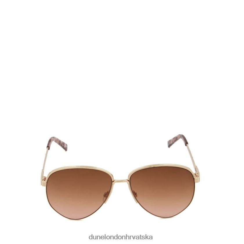 žene ovalne sunčane naočale s ukrasom od kornjačevine Dune London H2BDNP168 gravitacije ružičasto zlatno