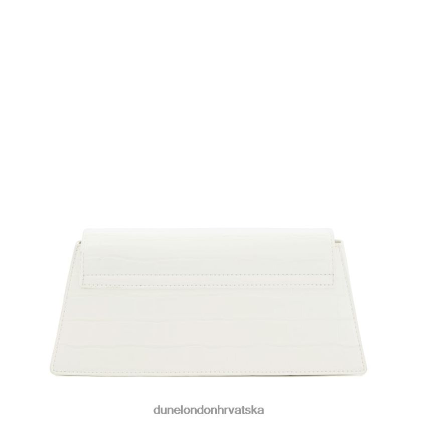 žene mala torba preko ramena s metalnim ukrasima Dune London H2BDNP109 bemmett bijela