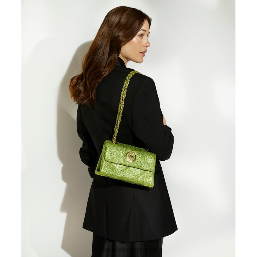 žene diamante prošivena torba za rame s lancem Dune London H2BDNP47 vojvotkinja b vapno