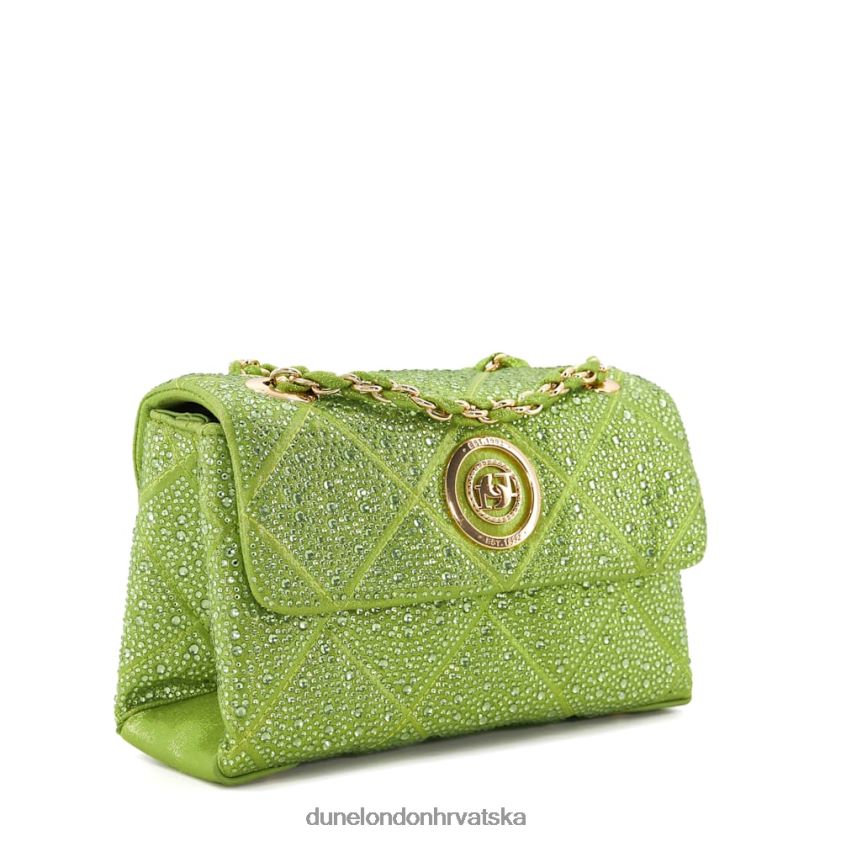 žene diamante prošivena torba za rame s lancem Dune London H2BDNP47 vojvotkinja b vapno