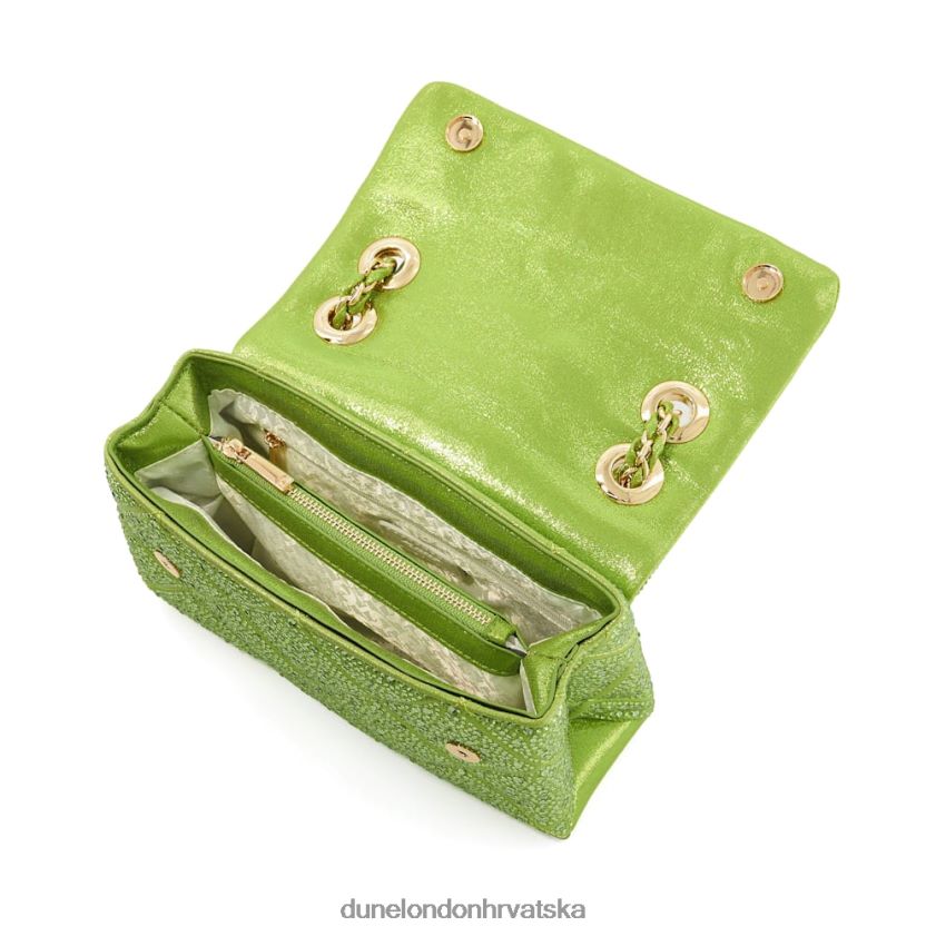 žene diamante prošivena torba za rame s lancem Dune London H2BDNP47 vojvotkinja b vapno