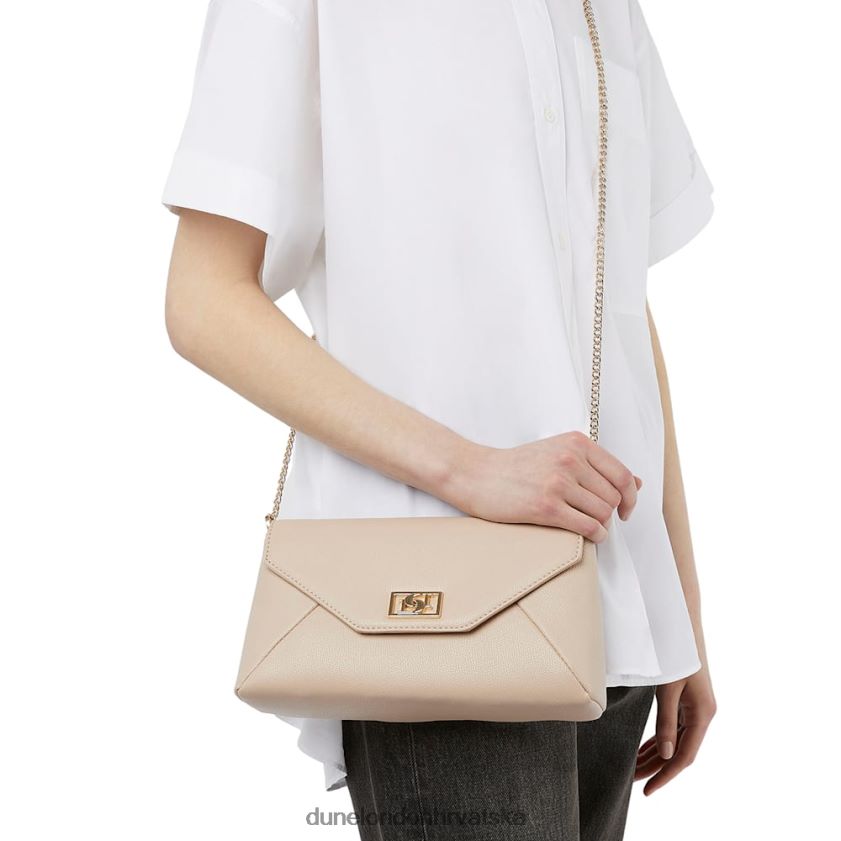 žene lančana torba za rame Dune London H2BDNP334 elissia ekru