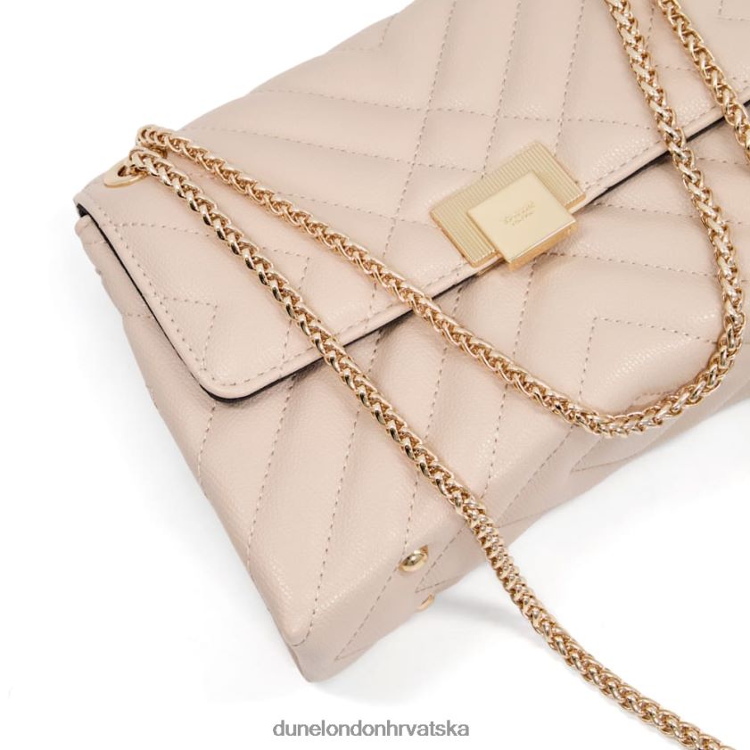 žene mala prošivena torbica za rame Dune London H2BDNP247 Dorchester ekru