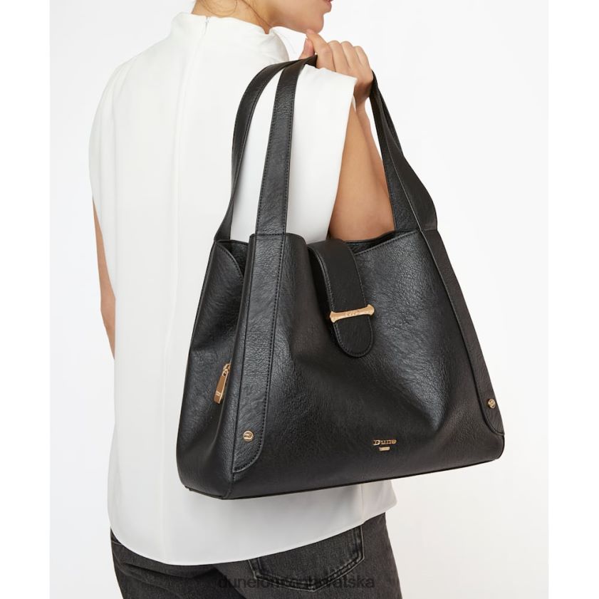 žene spuštena torba za rame Dune London H2BDNP391 dixen crno