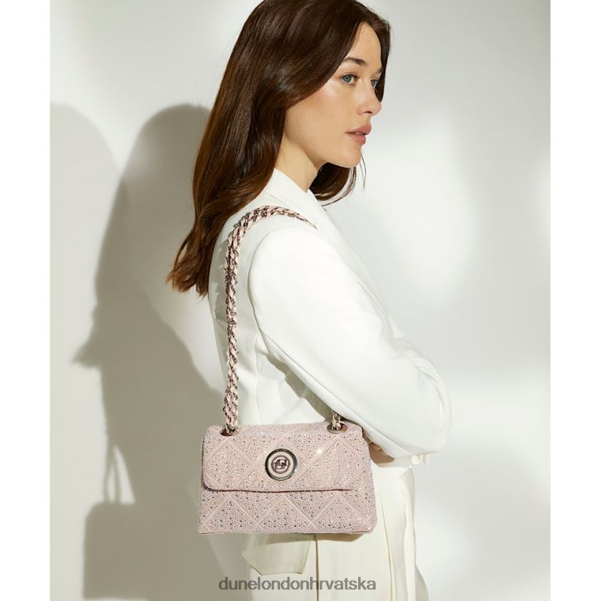 žene torba za rame ukrašena dijamantima Dune London H2BDNP45 vojvotkinja b ekru