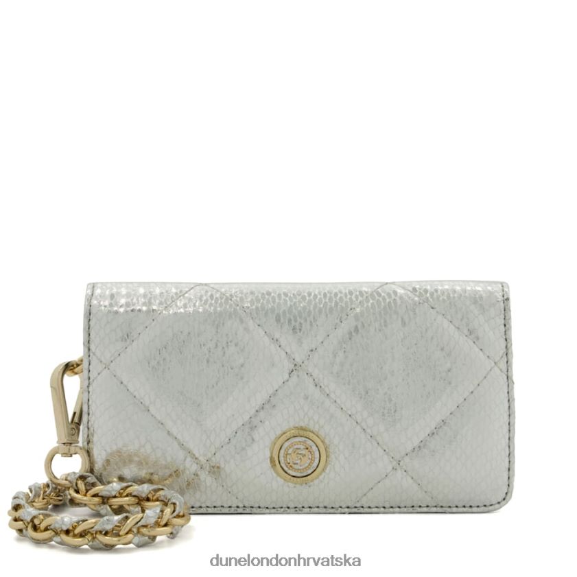 žene prošivena mikro torba Dune London H2BDNP36 skie srebro