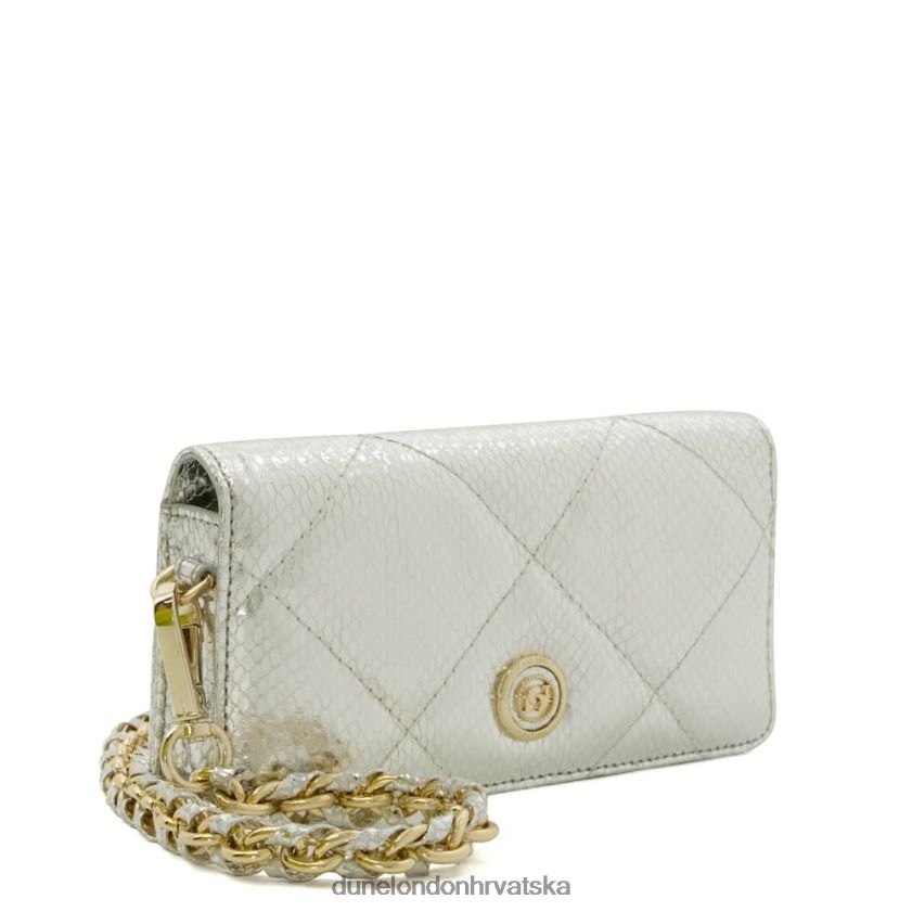 žene prošivena mikro torba Dune London H2BDNP36 skie srebro