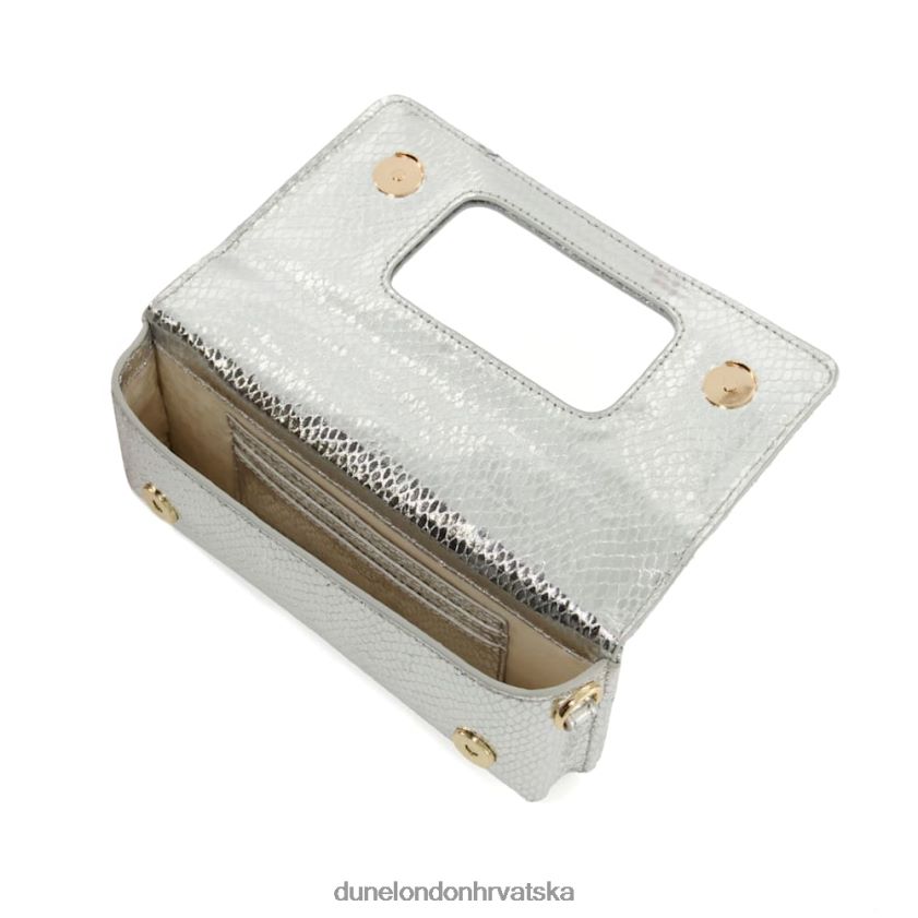 žene prošivena mikro torba Dune London H2BDNP36 skie srebro