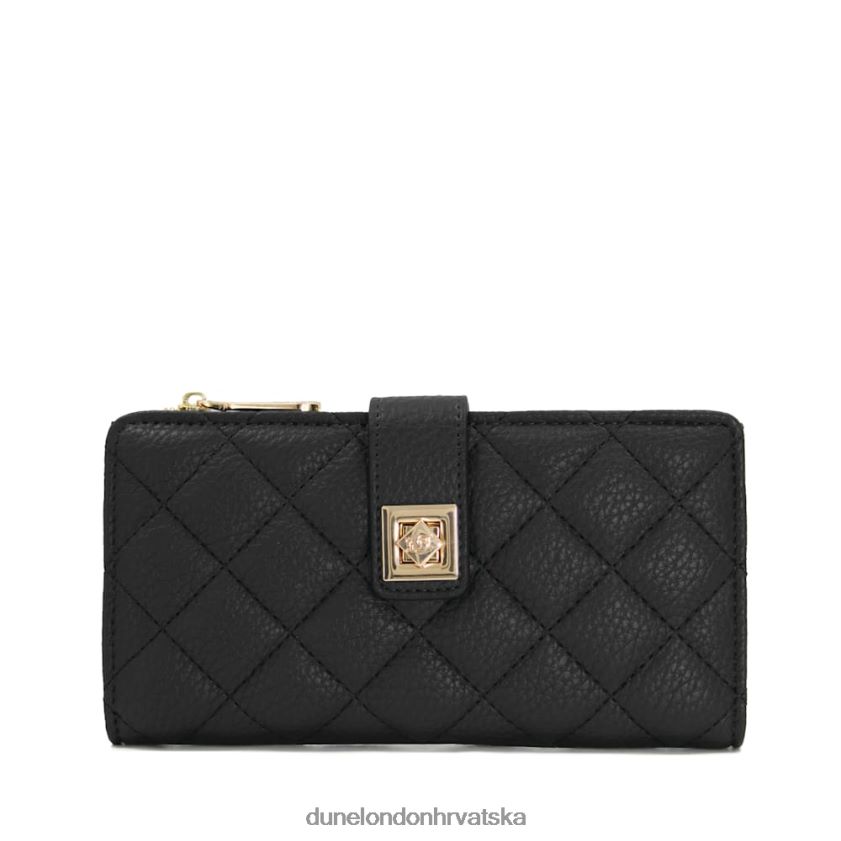 žene prošiveni držač kartice s remenom za zaključavanje Dune London H2BDNP220 klintonovi crno