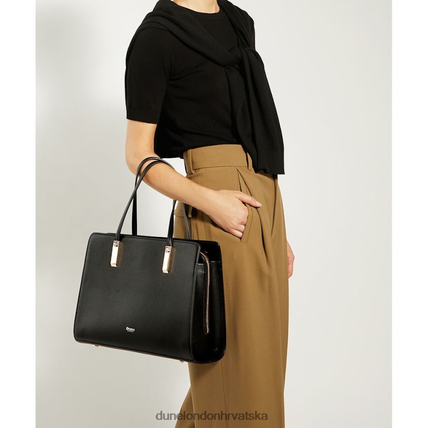 žene brendirana velika torba Dune London H2BDNP32 denbeigh crno