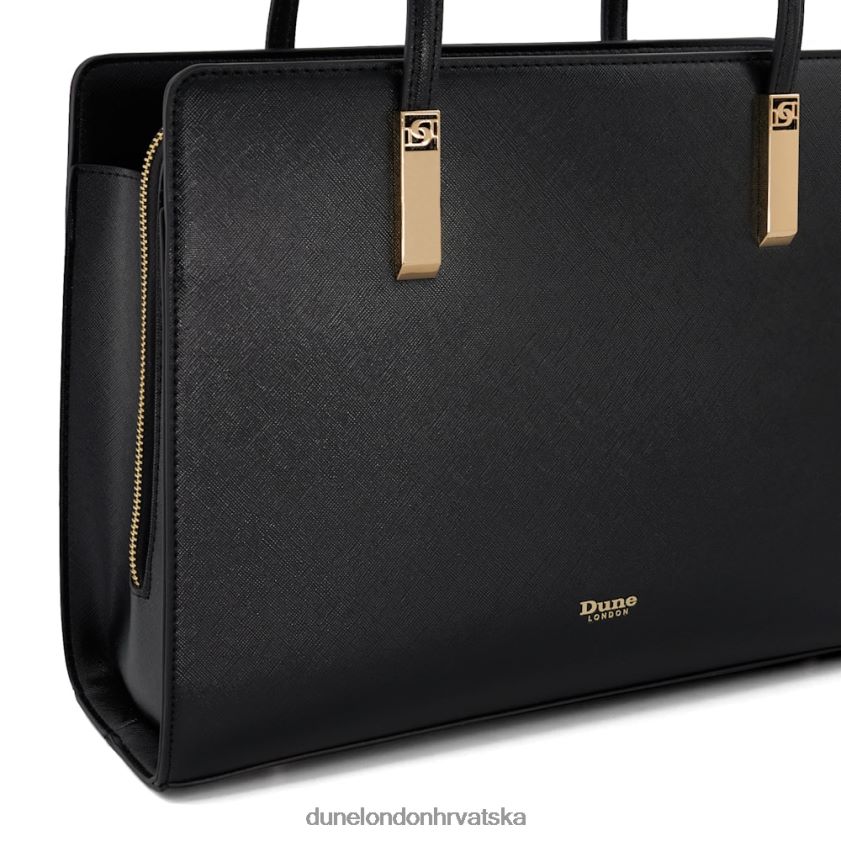 žene brendirana velika torba Dune London H2BDNP32 denbeigh crno