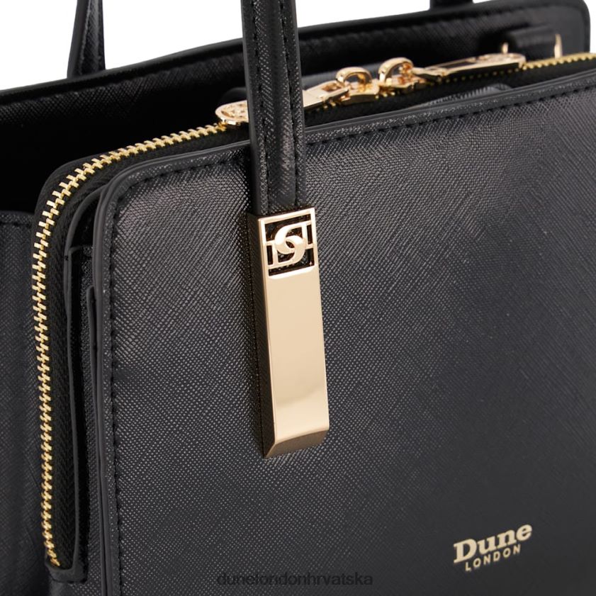 žene mala torba s gornjom ručkom Dune London H2BDNP33 dinkydenbeigh t crno