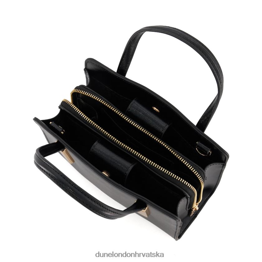 žene mala torba s gornjom ručkom Dune London H2BDNP33 dinkydenbeigh t crno
