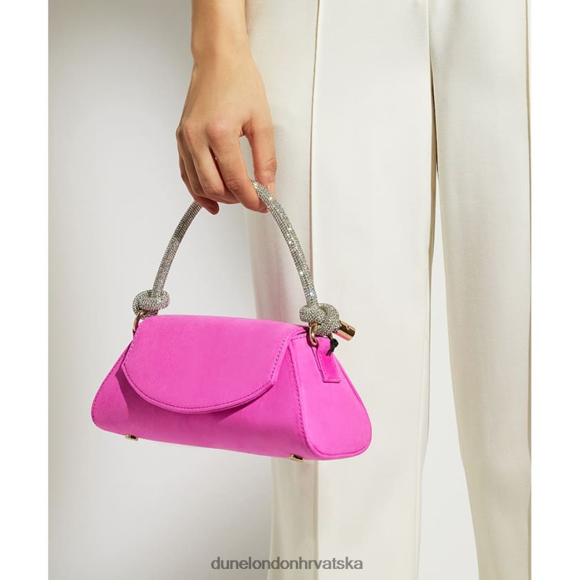 žene diamante torba s remenom s čvorom Dune London H2BDNP229 brynley fuksija