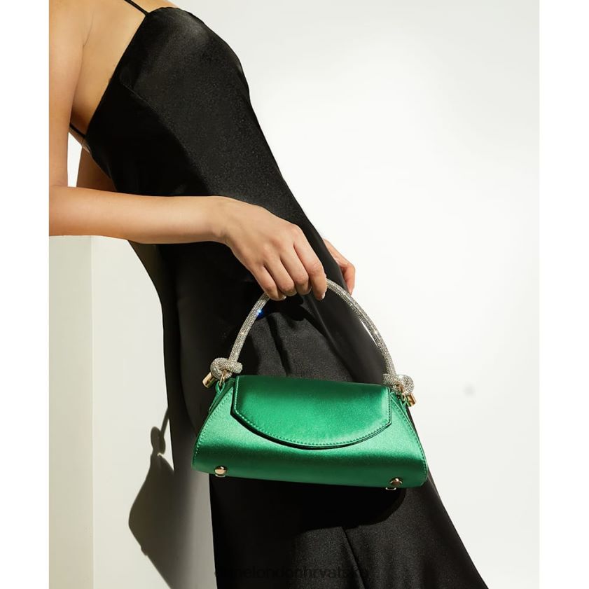 žene diamante torba s remenom s čvorom Dune London H2BDNP230 brynley zelena