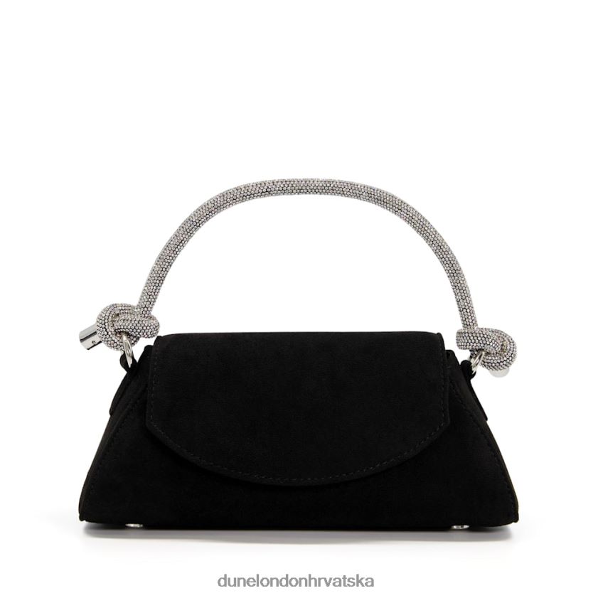 žene diamante torba s remenom s čvorom Dune London H2BDNP316 brynley crno