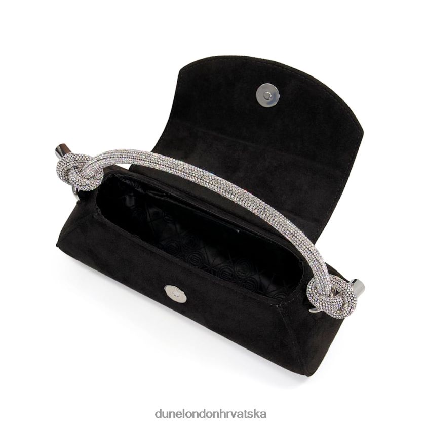 žene diamante torba s remenom s čvorom Dune London H2BDNP316 brynley crno
