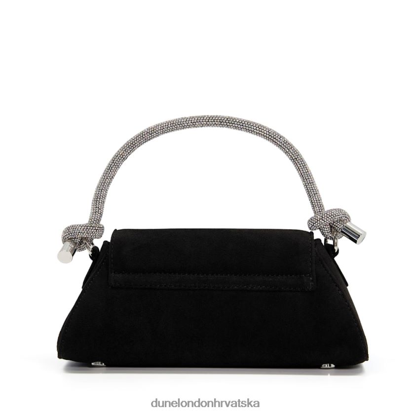 žene diamante torba s remenom s čvorom Dune London H2BDNP316 brynley crno