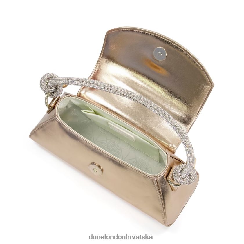 žene diamante torba s remenom s čvorom Dune London H2BDNP317 brynley zlato