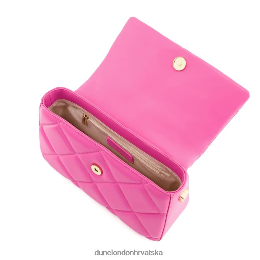 žene mala pletena prošivena torba s ručkom na vrhu Dune London H2BDNP182 vojvotkinja str fuksija